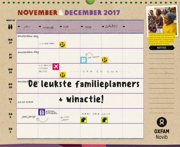 Bruidegom Hertog Gestaag Familieplanner - Gezinsplanner - Familyplanner | Website4Mama.nl
